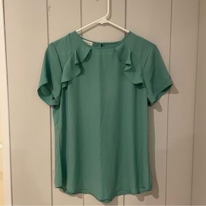 BUNDLE FOR DISCOUNT ✨ Teal Van Heusen Blouse ✨ Women’s petite Small
